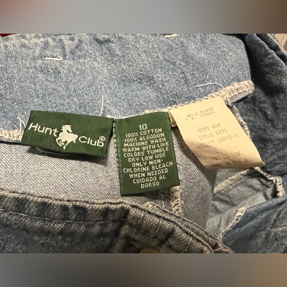 🌟2/$25) Vintage Hunt Club Denim Skirt Size 10 - Picture 3 of 4